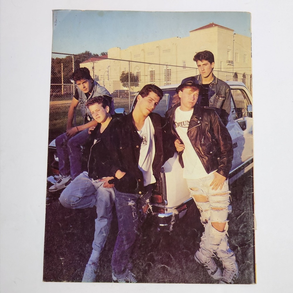 New Kids on the Block Donnie Wahlberg boy band pinup clipping vtg 8x10 1990s